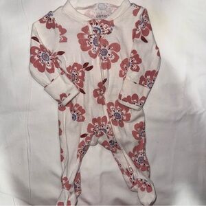 Carter's Pink Floral Kids One Piece